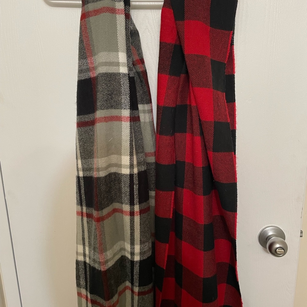Red and Black Scarf ❤️